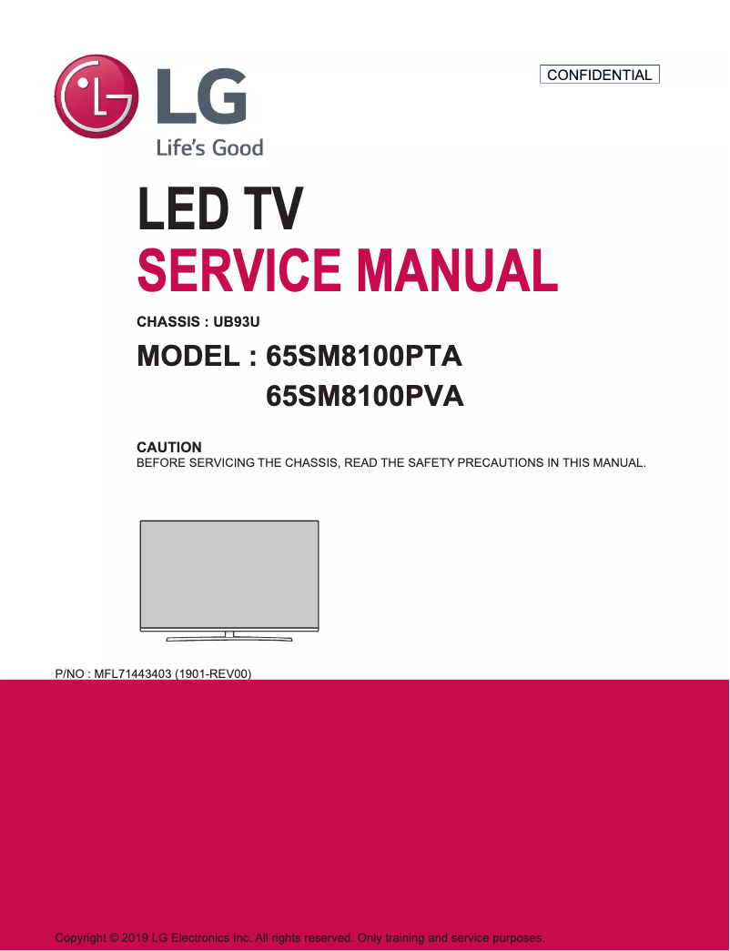 Página 1 del manual Manual de usuario LG 55SM9000PTA