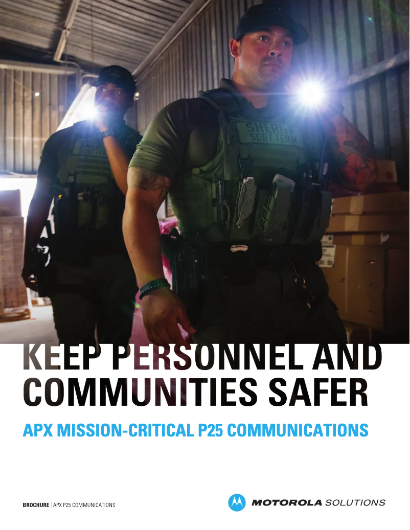 Image de la première page du manuel de l'appareil APX 8000HXE