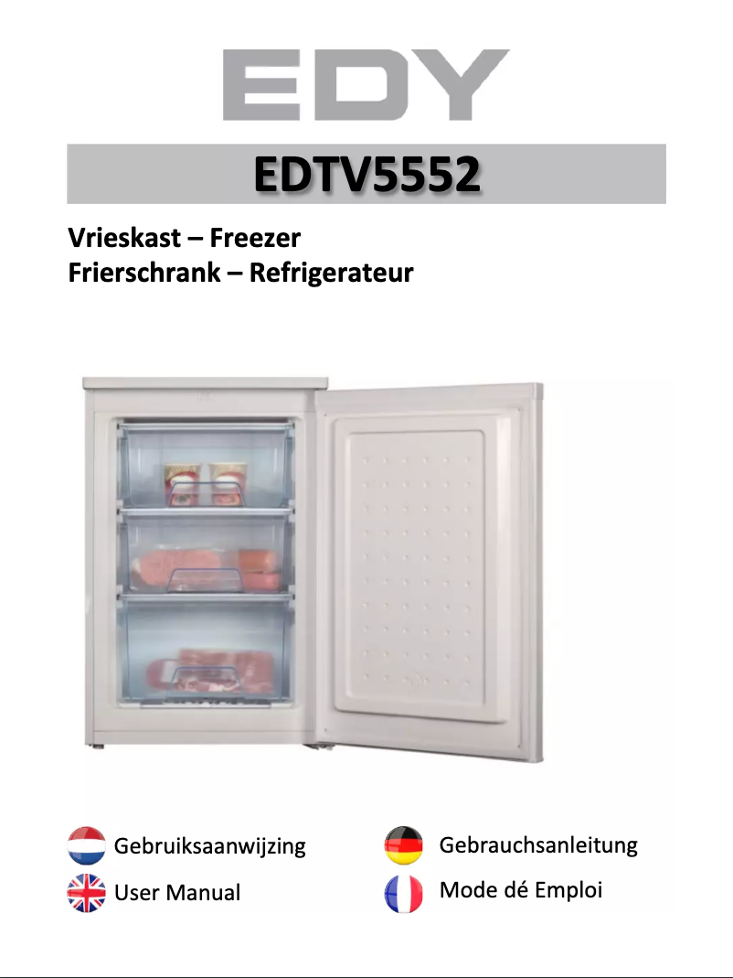 Image de la première page du manuel de l'appareil EDTV5552