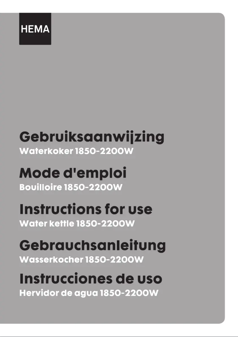 Image de la première page du manuel de l'appareil WK-111029