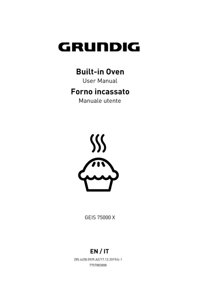 Page n°1 - Manuel utilisateur Grundig GEIS75000X