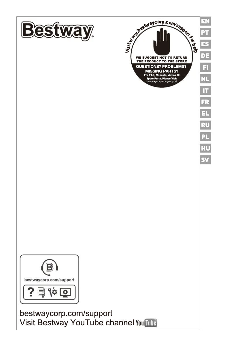 Page 1 de la notice Manuel utilisateur Bestway Fast Set 57266