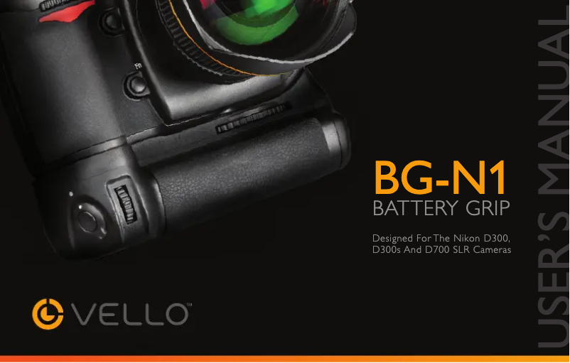 Page 1 de la notice Manuel utilisateur Vello BC-N1