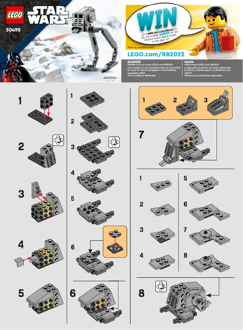 Page n°1 - Manuel utilisateur Lego Star Wars 30495