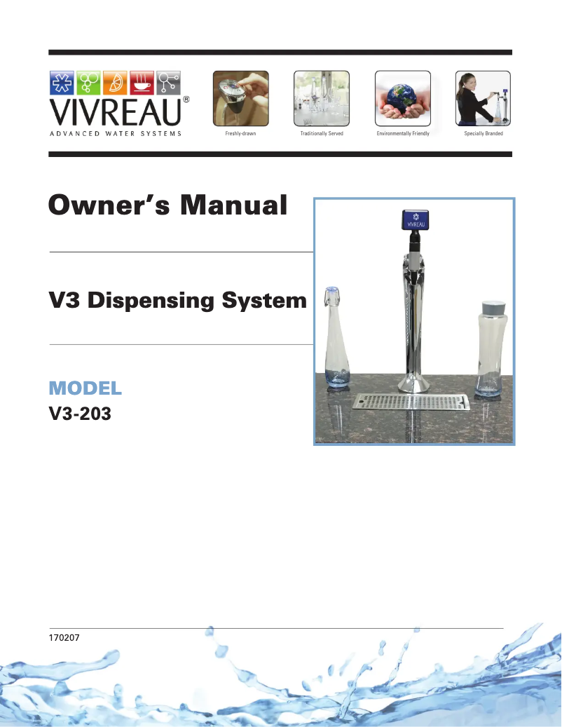 Page 1 de la notice Manuel utilisateur Vivreau V3-203