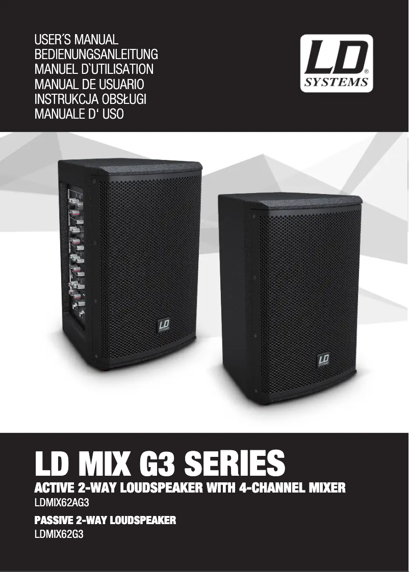 Page n°1 - Manuel utilisateur LD Systems Stinger Mix 6 A G3