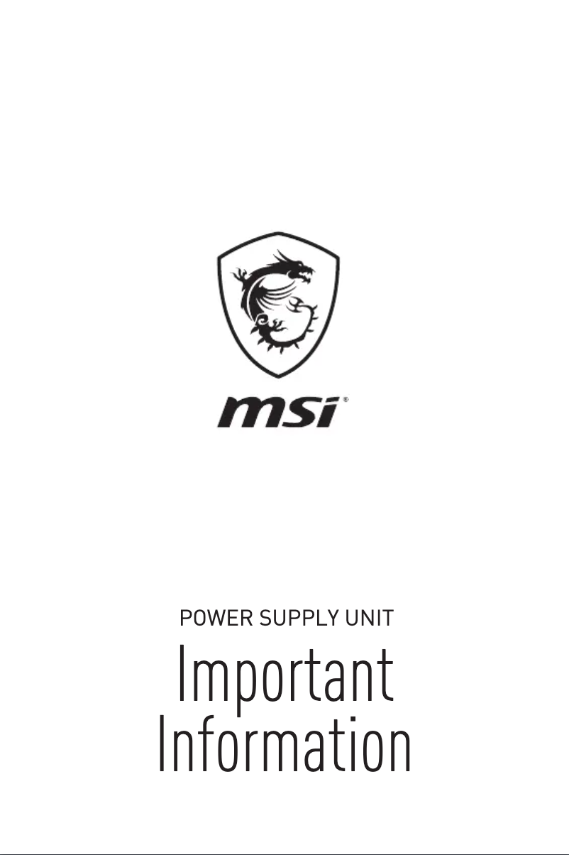 Página 1 del manual Manual de usuario MSI MEG Ai1000P PCIE5