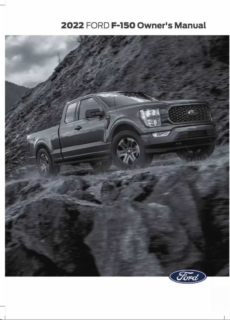 Image de la première page du manuel de l'appareil F-150 (2022)