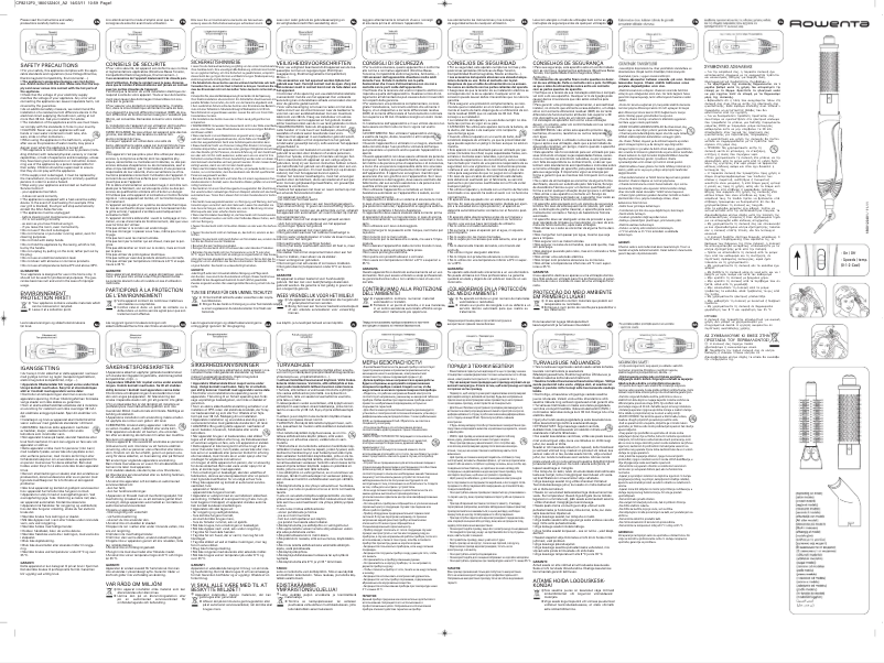 Página 1 del manual Manual de usuario Rowenta CF8212 Air Brush