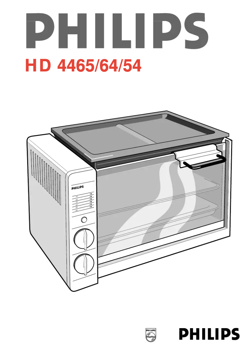 Page 1 de la notice Manuel utilisateur Philips HD4465