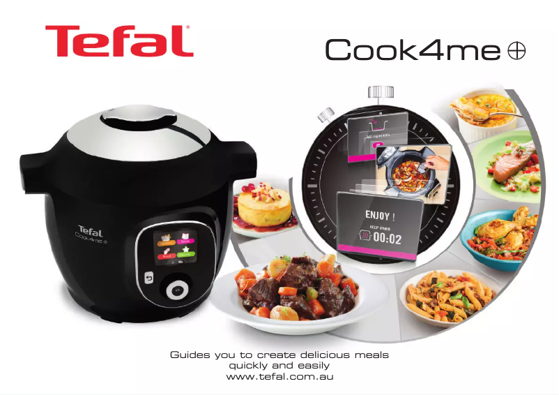 Image de la première page du manuel de l'appareil Cook4Me+