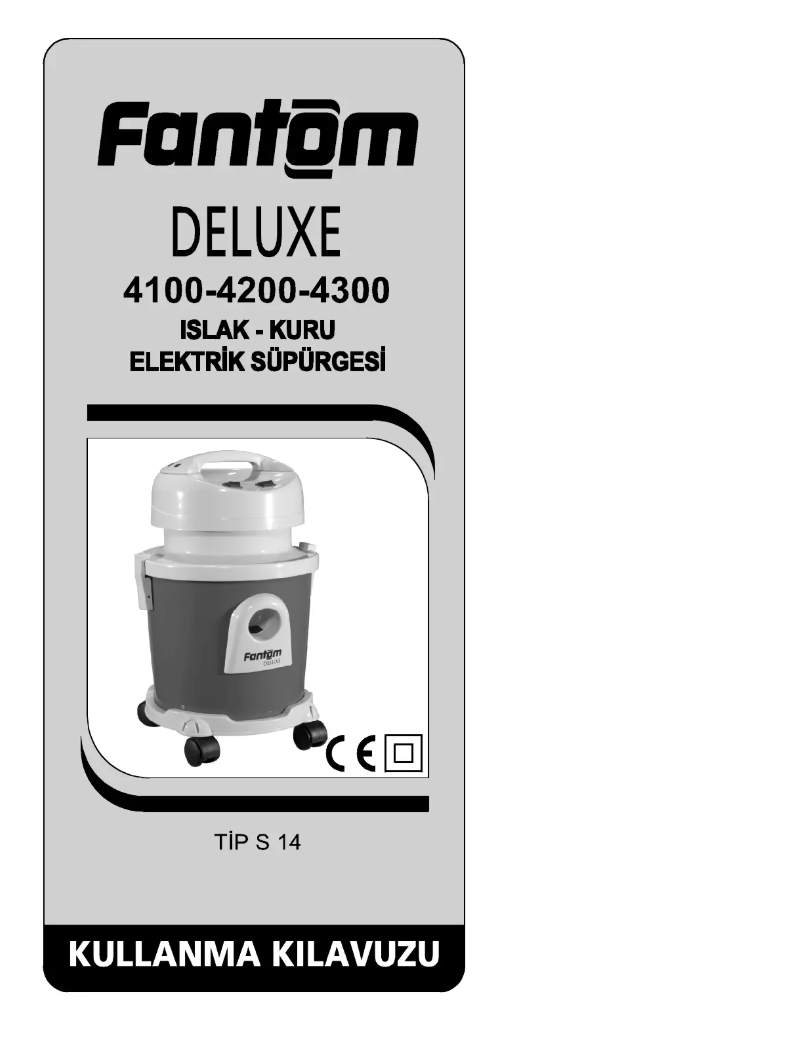 Page n°1 - Manuel utilisateur Fantom Deluxe 4200