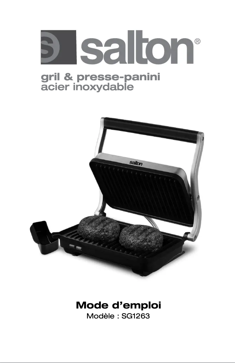 Image de la première page du manuel de l'appareil SG1263