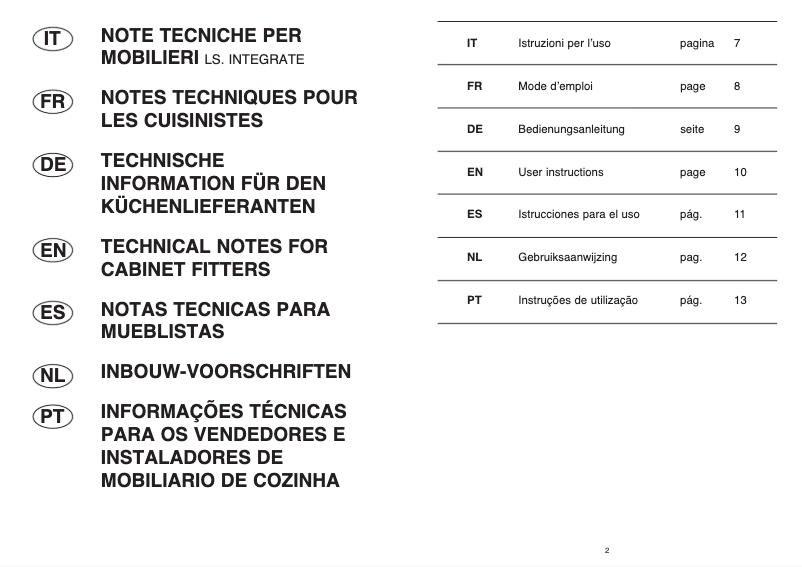 Page n°1 - Manuel utilisateur Candy DSI 710 N