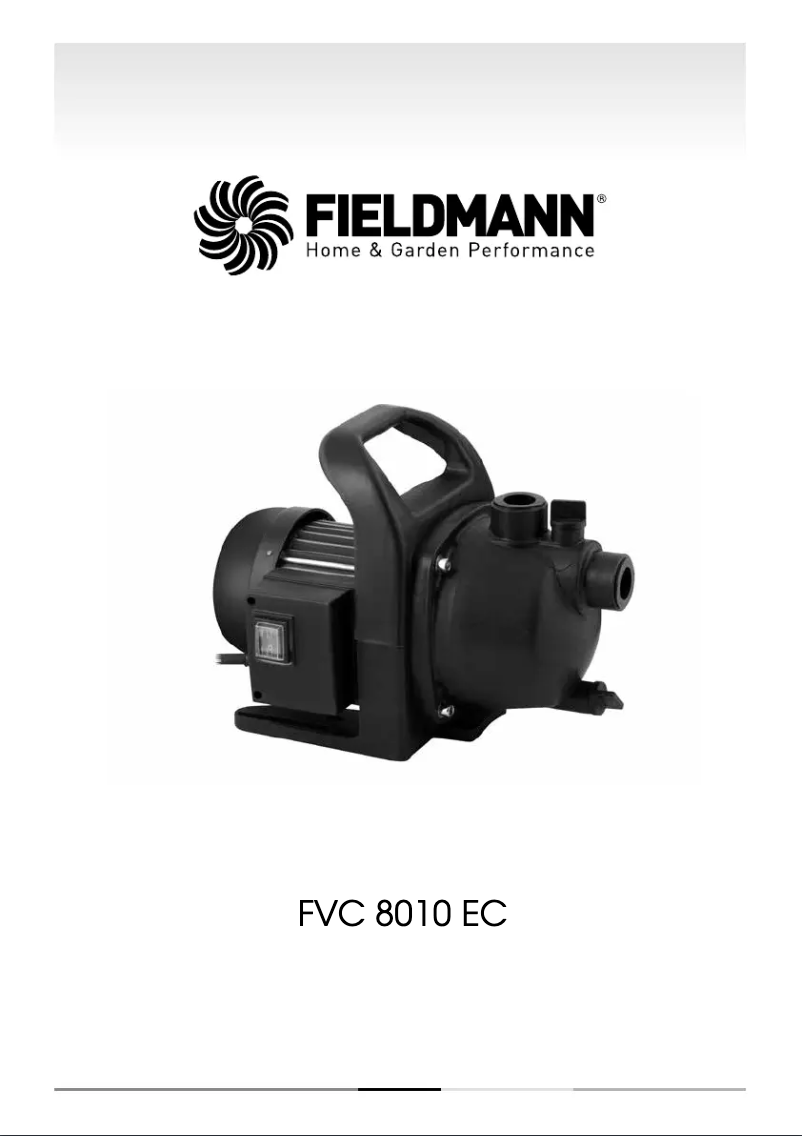 Page n°1 - Manuel utilisateur Fieldmann FVC 8010 EC