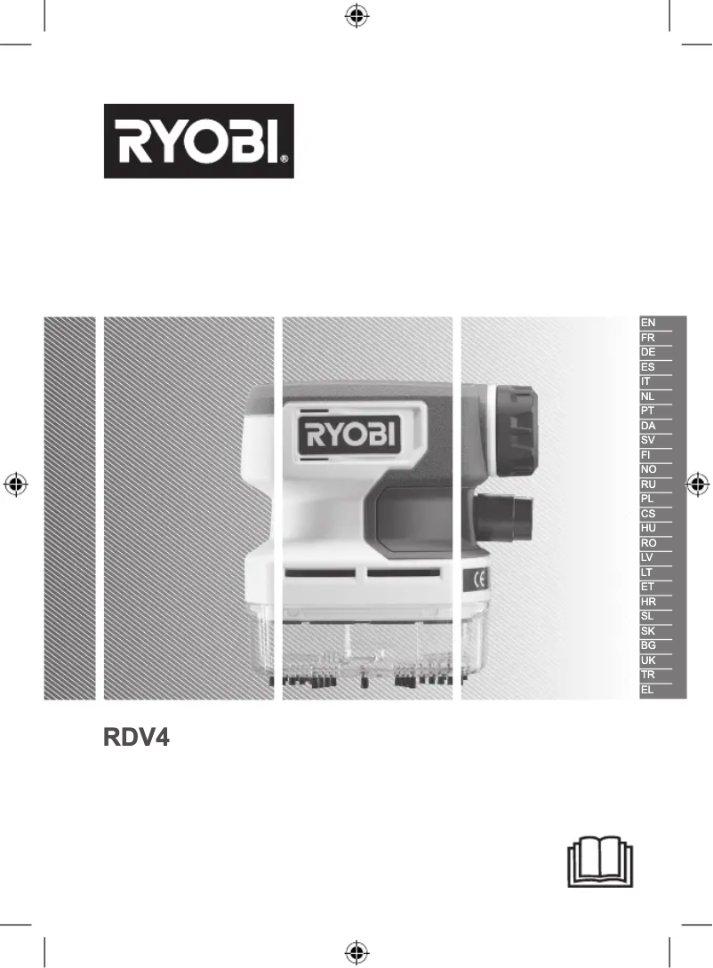 Page 1 de la notice Manuel utilisateur RYOBI RDV4