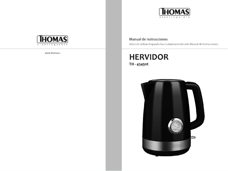 Page 1 de la notice Manuel utilisateur Thomas TH-4345NT