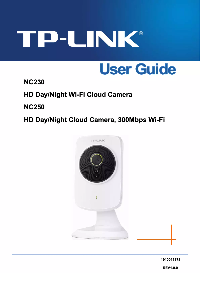 Page 1 de la notice Manuel utilisateur TP-Link TL-NC230