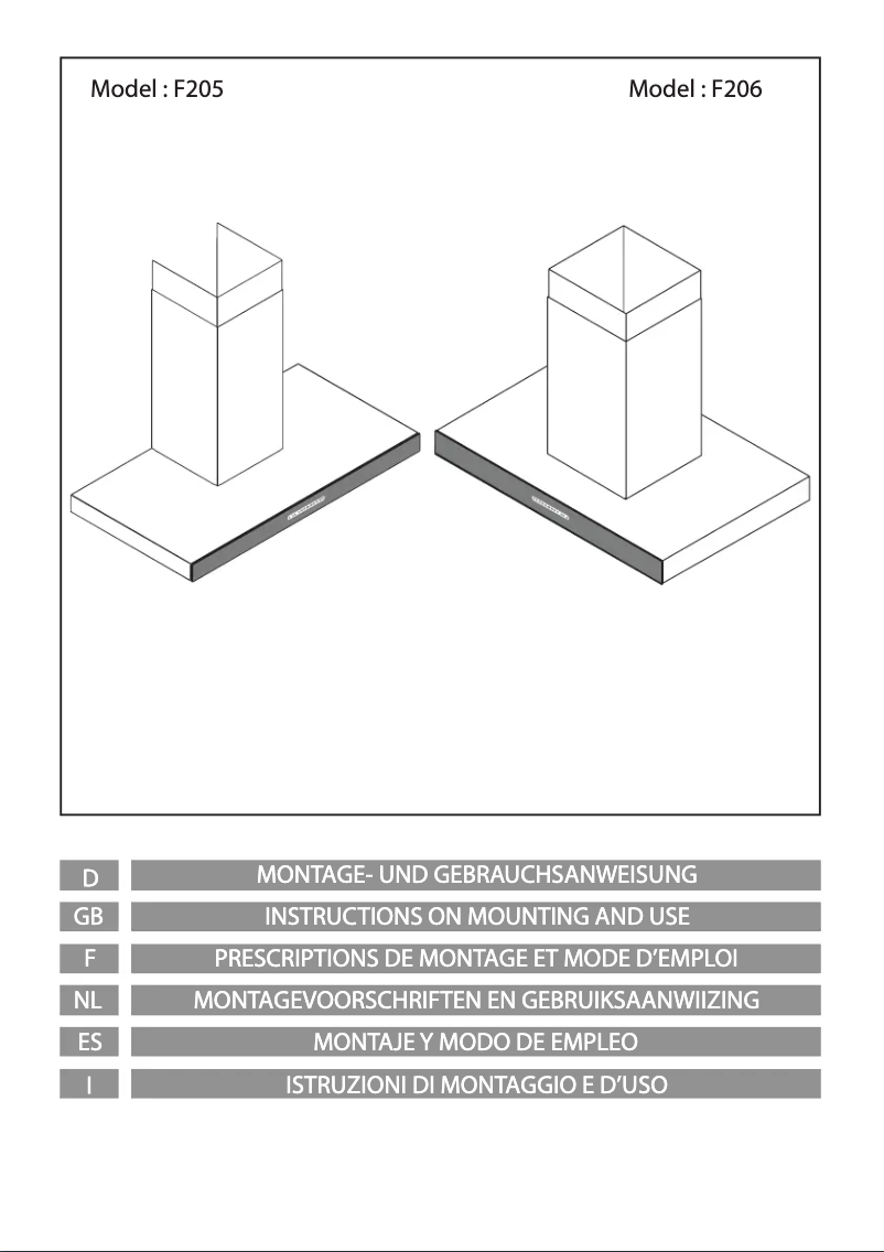 Page 1 de la notice Manuel utilisateur Airforce F206
