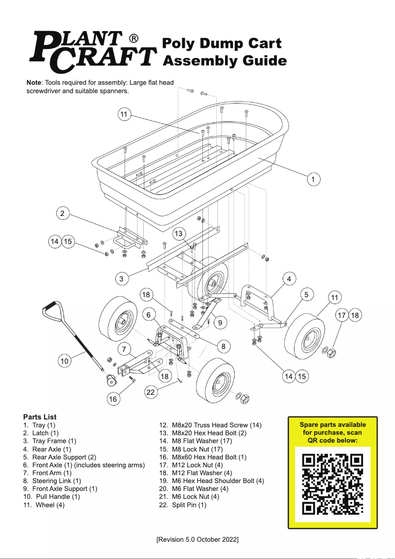 Page n°1 - Manuel utilisateur Plant Craft MOWCRTROSAPD2