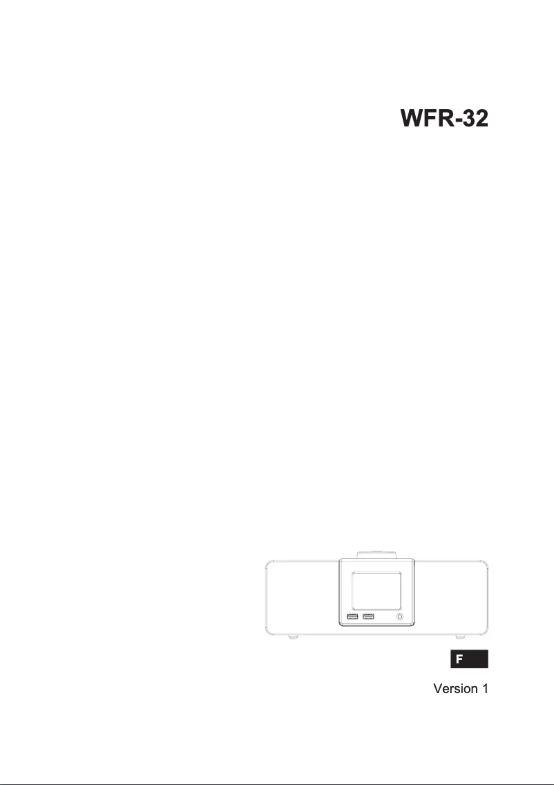 Image de la première page du manuel de l'appareil WFR-32