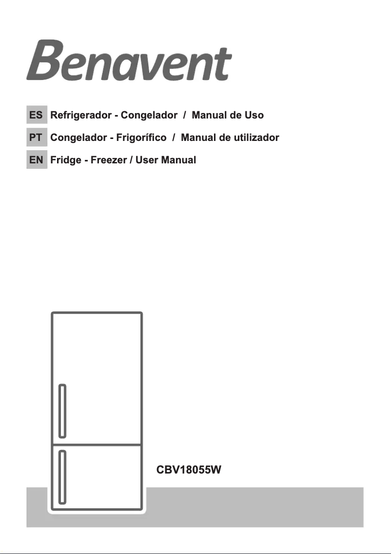 Page 1 de la notice Manuel utilisateur Benavent CBV18055X