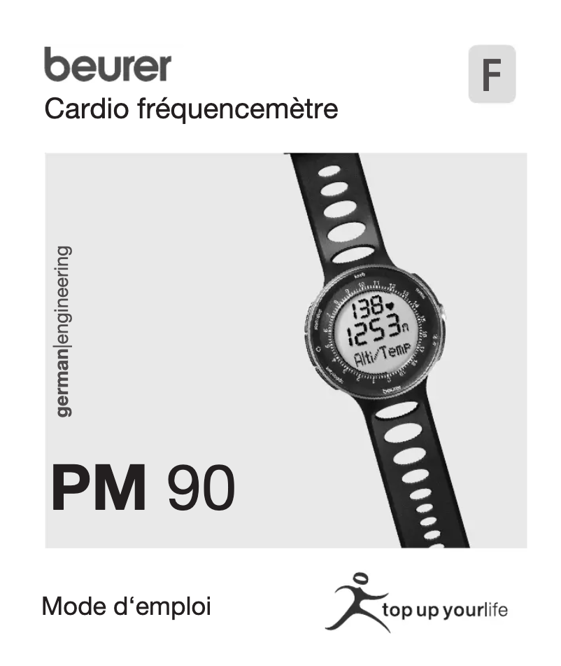 Image de la première page du manuel de l'appareil PM 90
