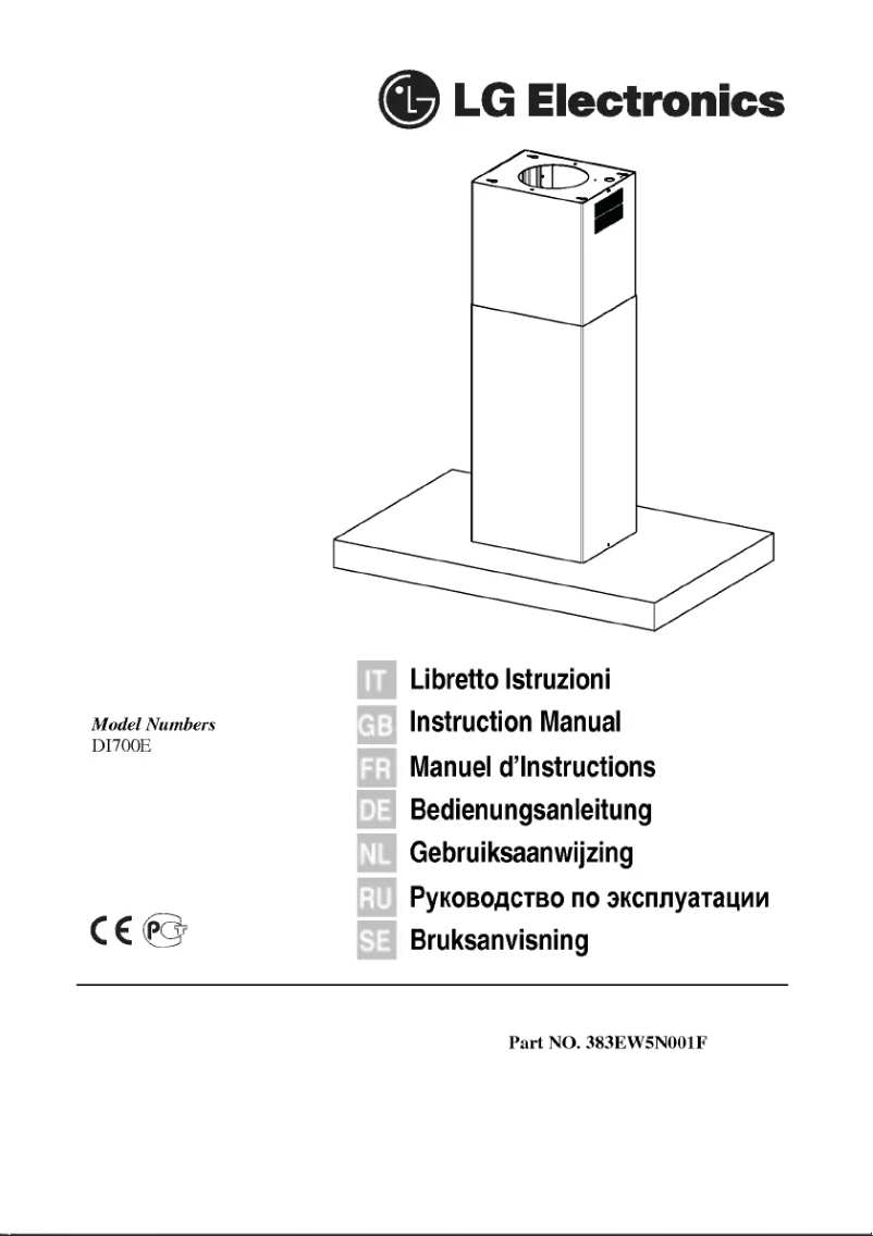Página 1 del manual Manual de usuario LG DI700E