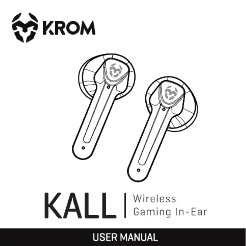 Image de la première page du manuel de l'appareil Kall