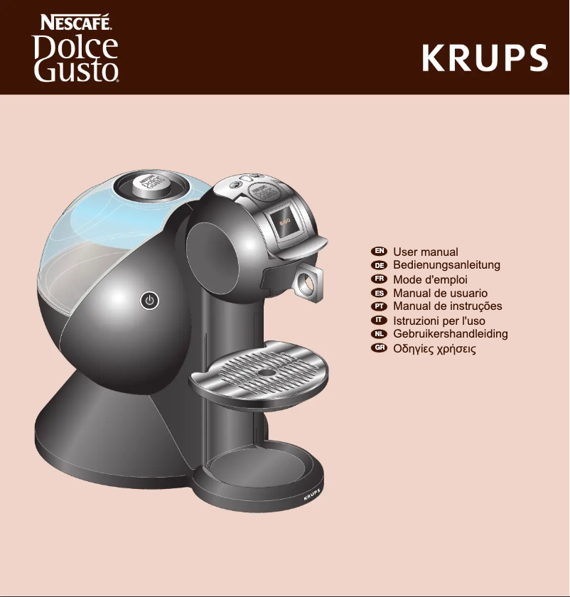 Image de la première page du manuel de l'appareil Nescafé Dolce Gusto Circolo KP5005 Creativa+ KP2609