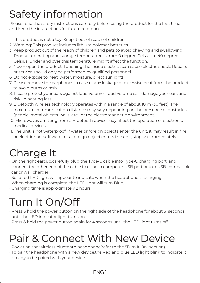 Página 1 del manual Manual de usuario Denver BTN-210