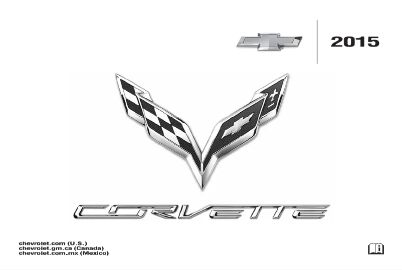 Page 1 de la notice Manuel utilisateur Chevrolet Corvette Stingray (2015)