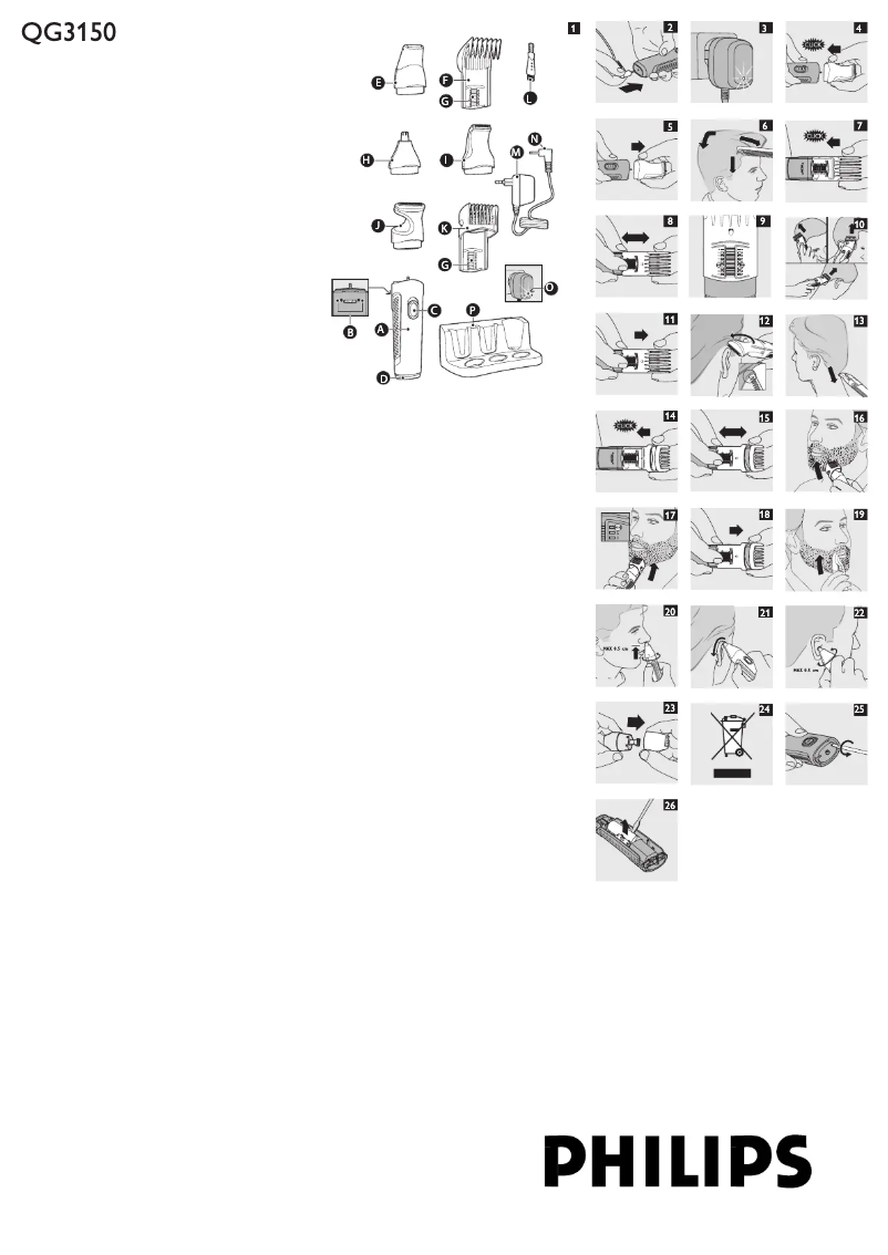 Image de la première page du manuel de l'appareil QG3150