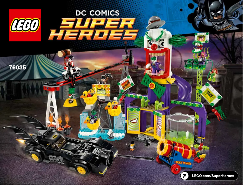 Page 1 de la notice Manuel utilisateur Lego DC Comics Super Heroes 76035