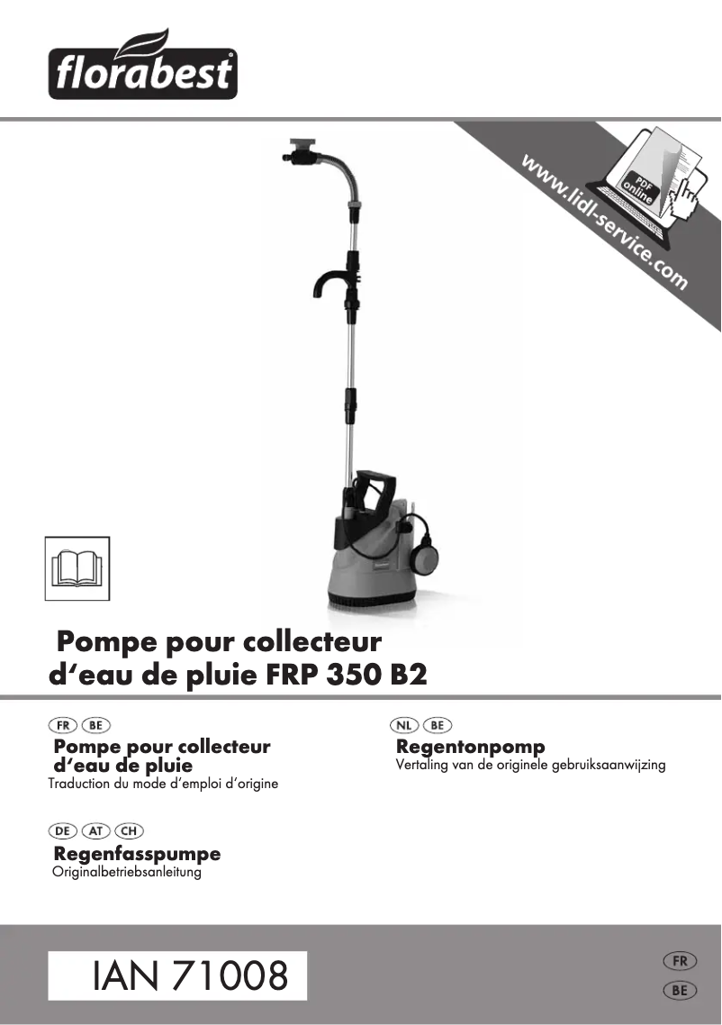 Page 1 de la notice Manuel utilisateur Florabest FRP 350 B2