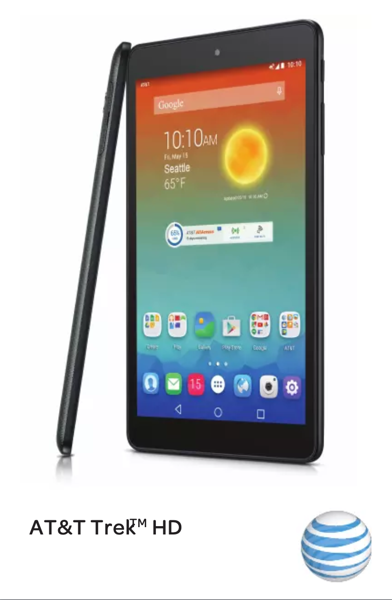 Image de la première page du manuel de l'appareil Trek HD