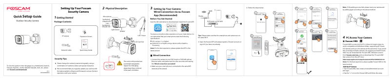 Page n°1 - Manuel utilisateur Foscam V5EP