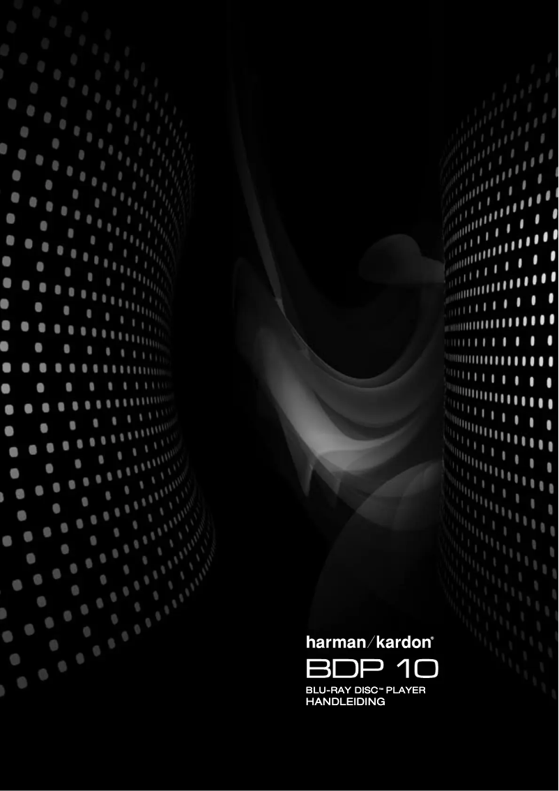 Page 1 de la notice Manuel utilisateur Harman Kardon BDP 10