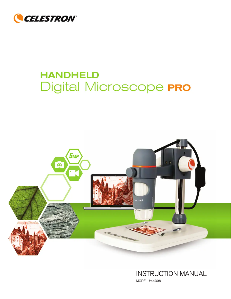 Page n°1 - Manuel utilisateur Celestron Digital Microscope Pro
