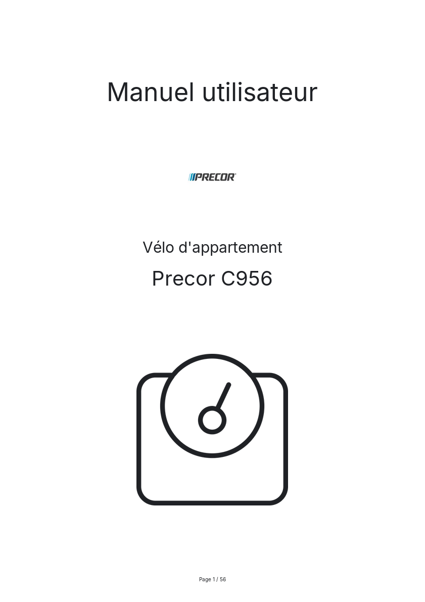 Image de la première page du manuel de l'appareil C956