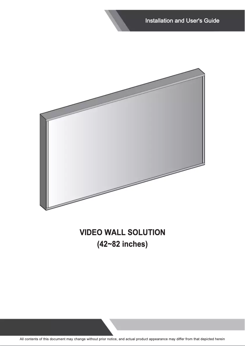 Page n°1 - Manuel utilisateur Orion RNK46SNF