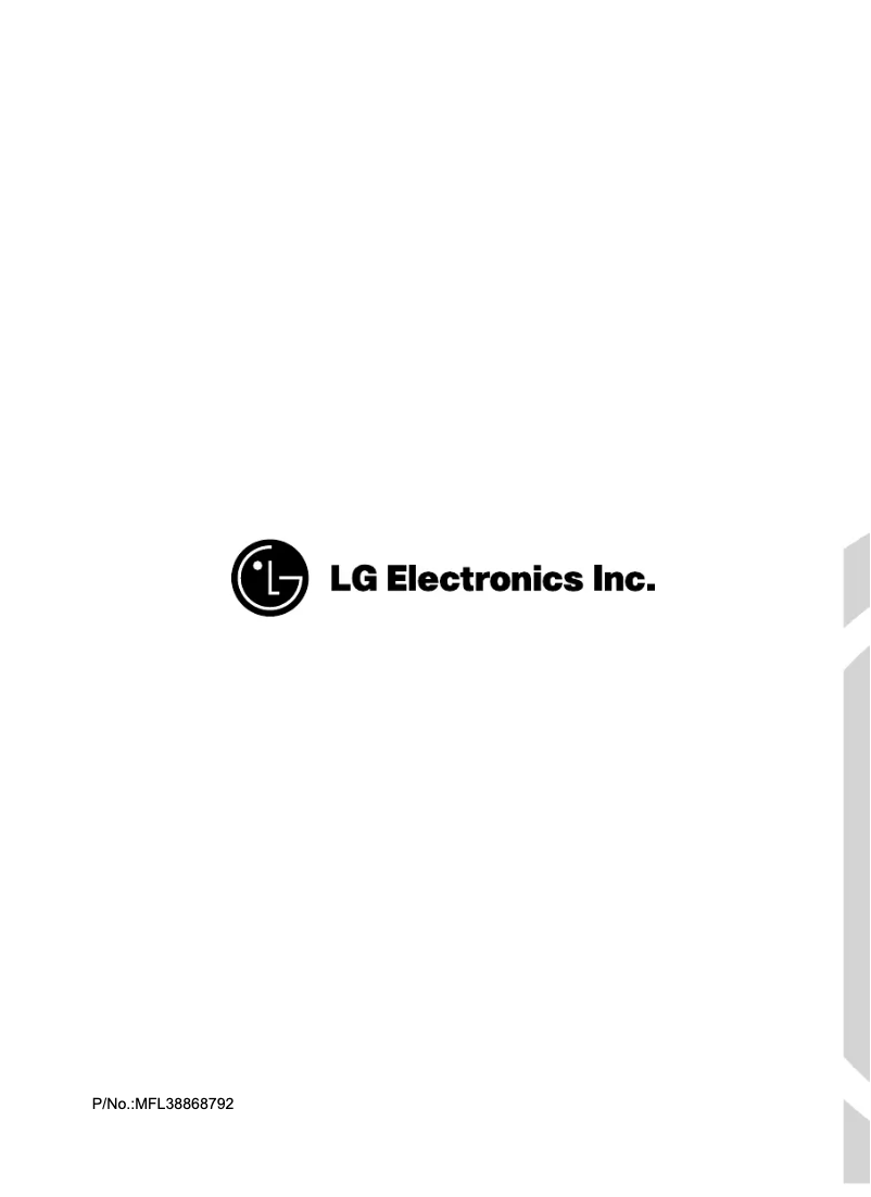 Page n°1 - Manuel utilisateur LG WD-14570FD