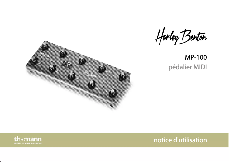 Page 1 de la notice Manuel utilisateur Harley Benton MP-100