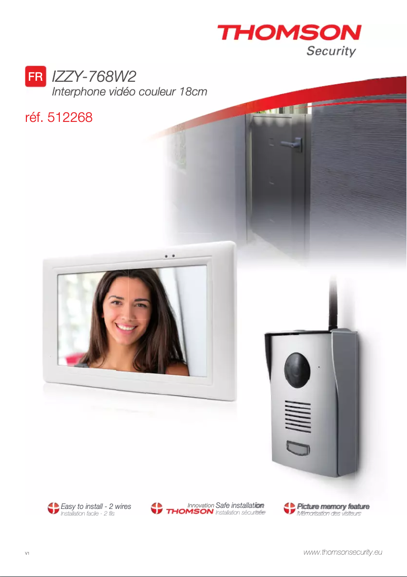 Page n°1 - Manuel utilisateur Thomson 512268