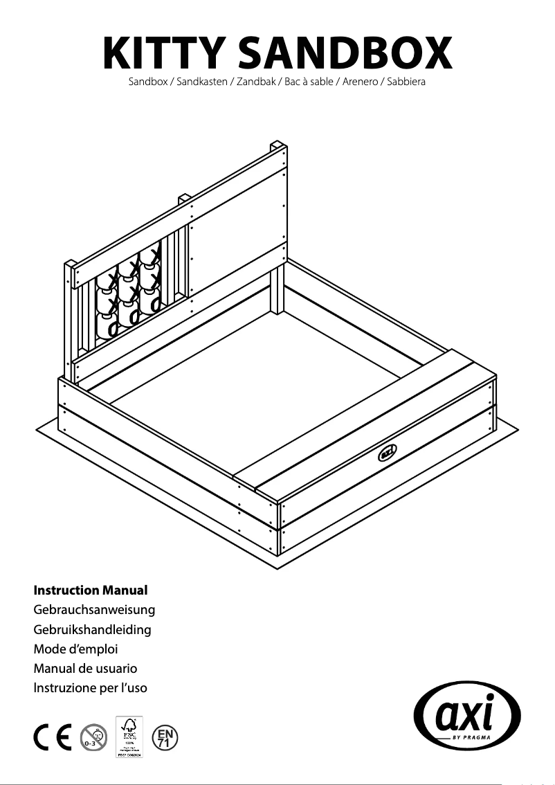 Page 1 de la notice Manuel utilisateur AXI Kitty