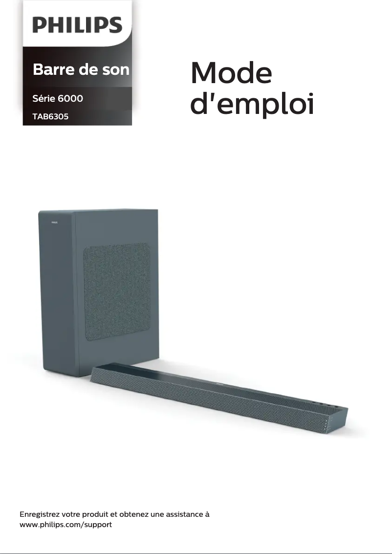 Image de la première page du manuel de l'appareil TAB6305