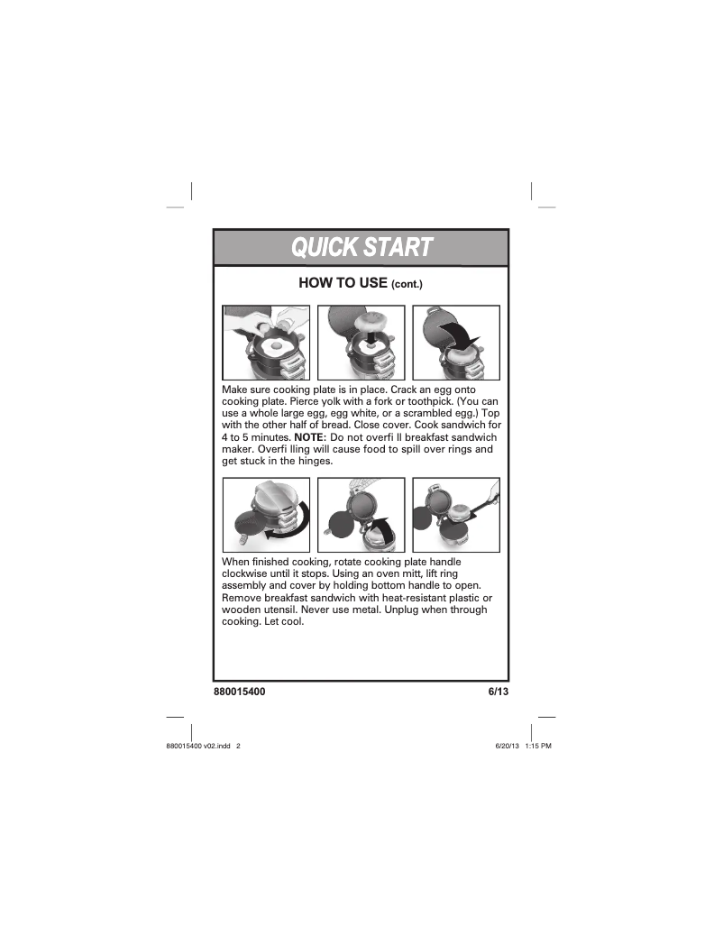 Image de la première page du manuel de l'appareil 25477