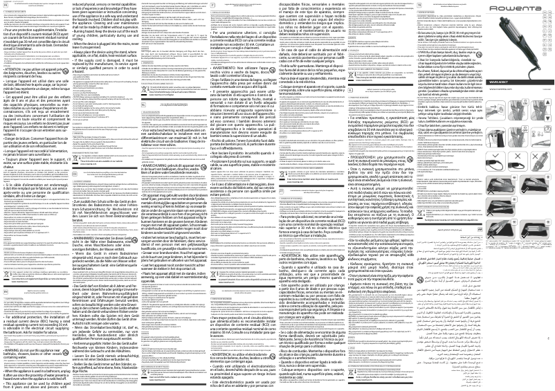 Página 1 del manual Manual de usuario Rowenta Waves Addict CF4710