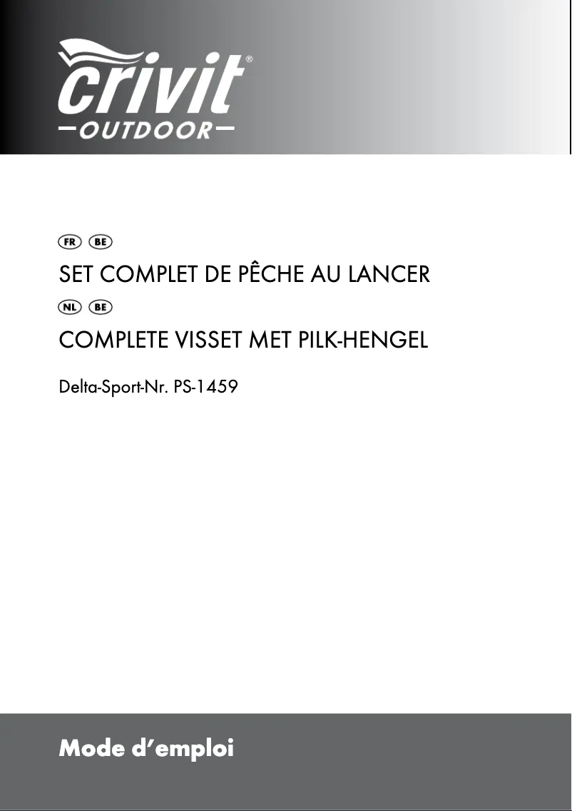 Page 1 de la notice Manuel utilisateur Crivit IAN 69570