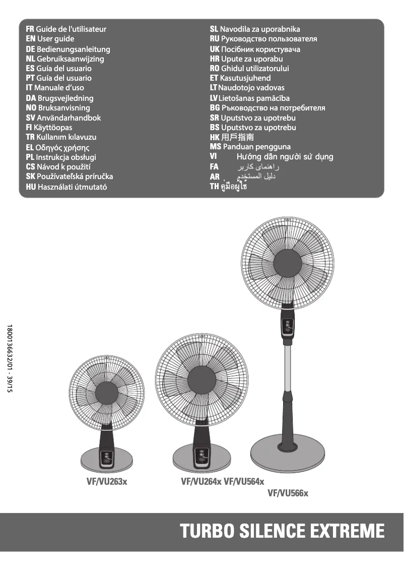 Image de la première page du manuel de l'appareil Turbo Silence Extreme Protect VF5660